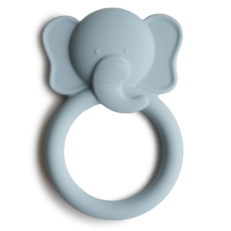 Mushie Teether - Elephant Cloud